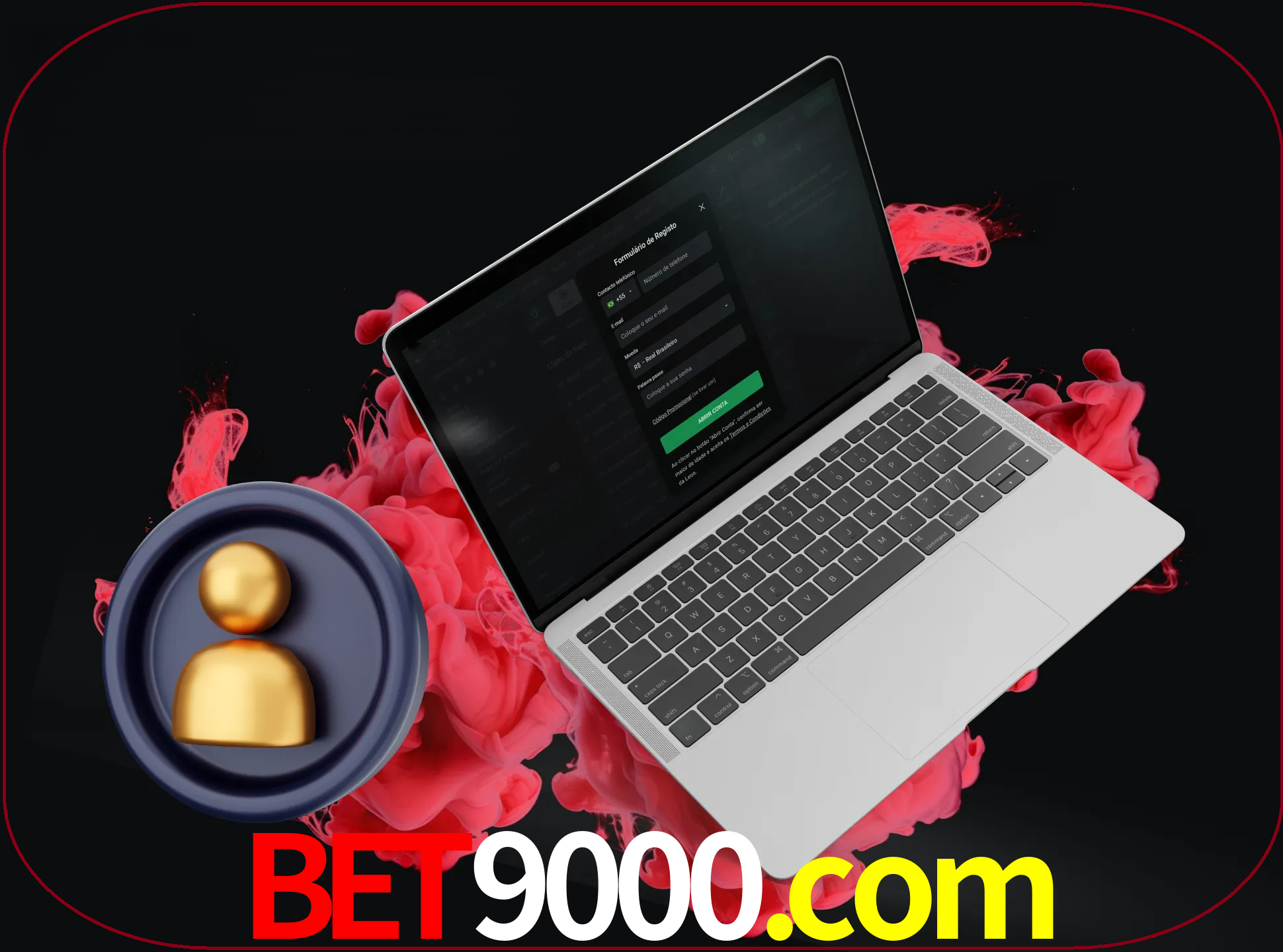 No cabeçalho do site bet9000, clique no botão que o levará a um formulário especial onde terá de introduzir as suas informações actuais.