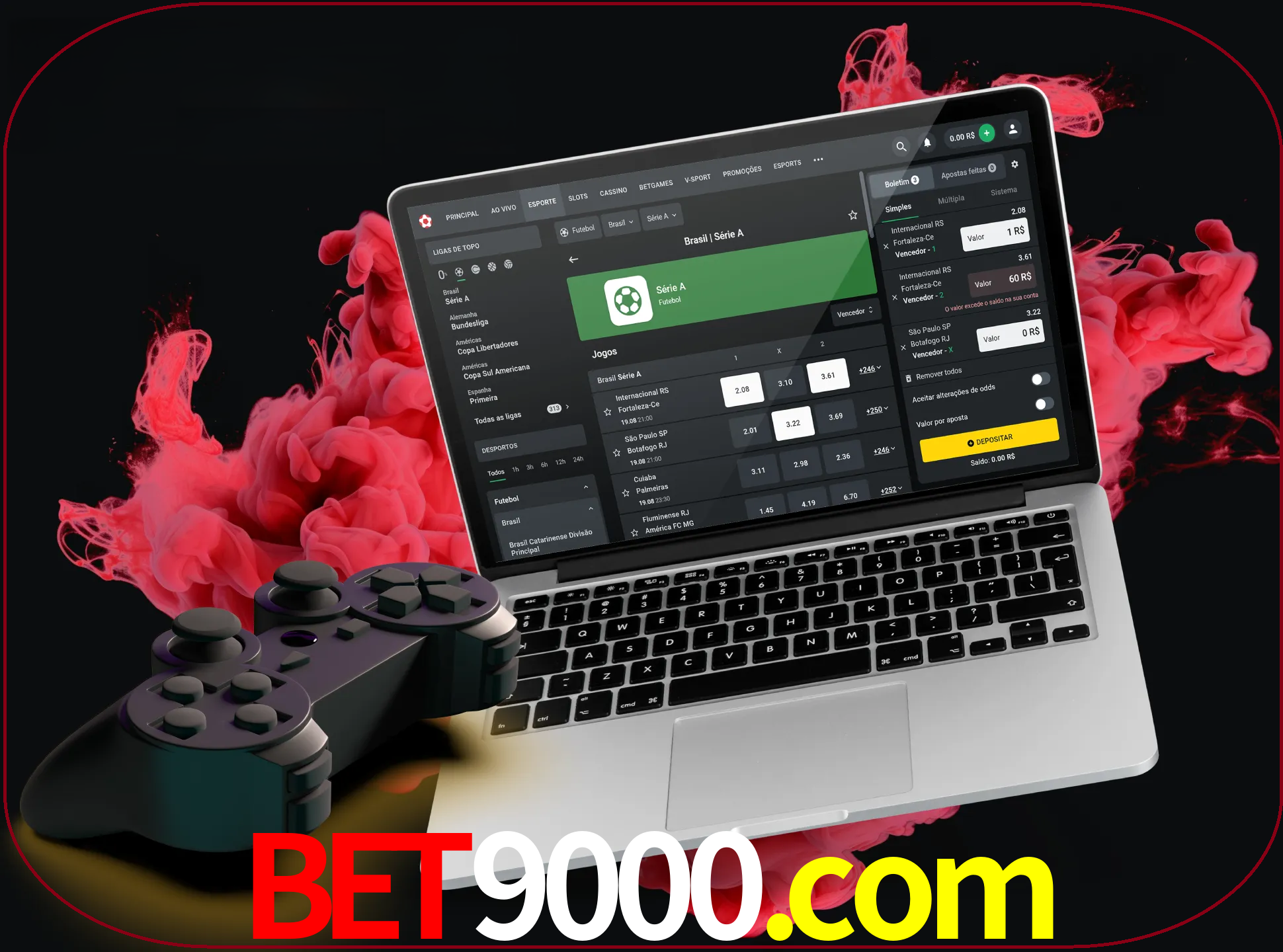 Visite a secção especial de jogos de vídeo em bet9000 para descobrir em que jogos pode apostar e ganhar muito dinheiro.