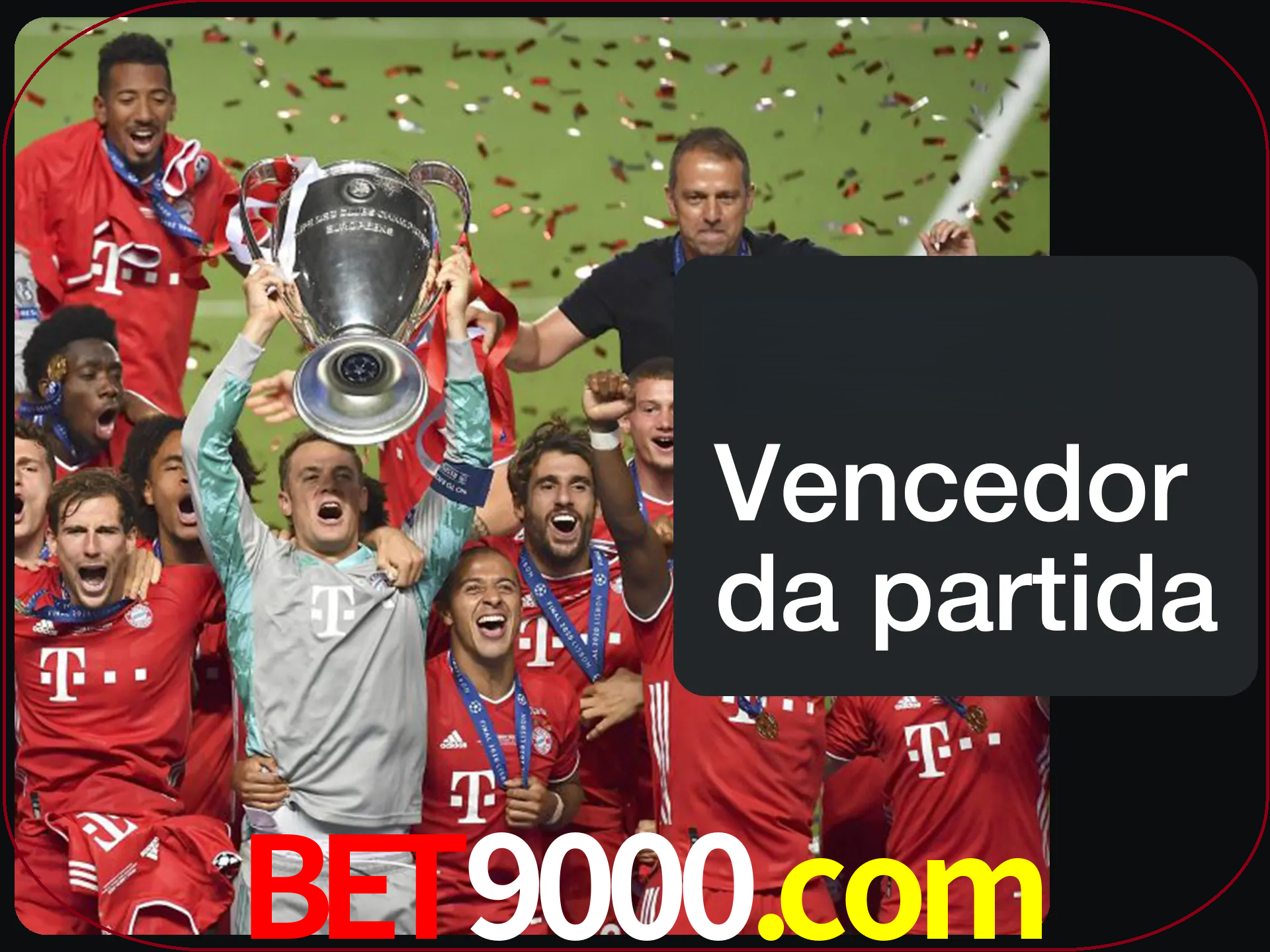 Aposte no vencedor e ganhe uma grande quantia de dinheiro.