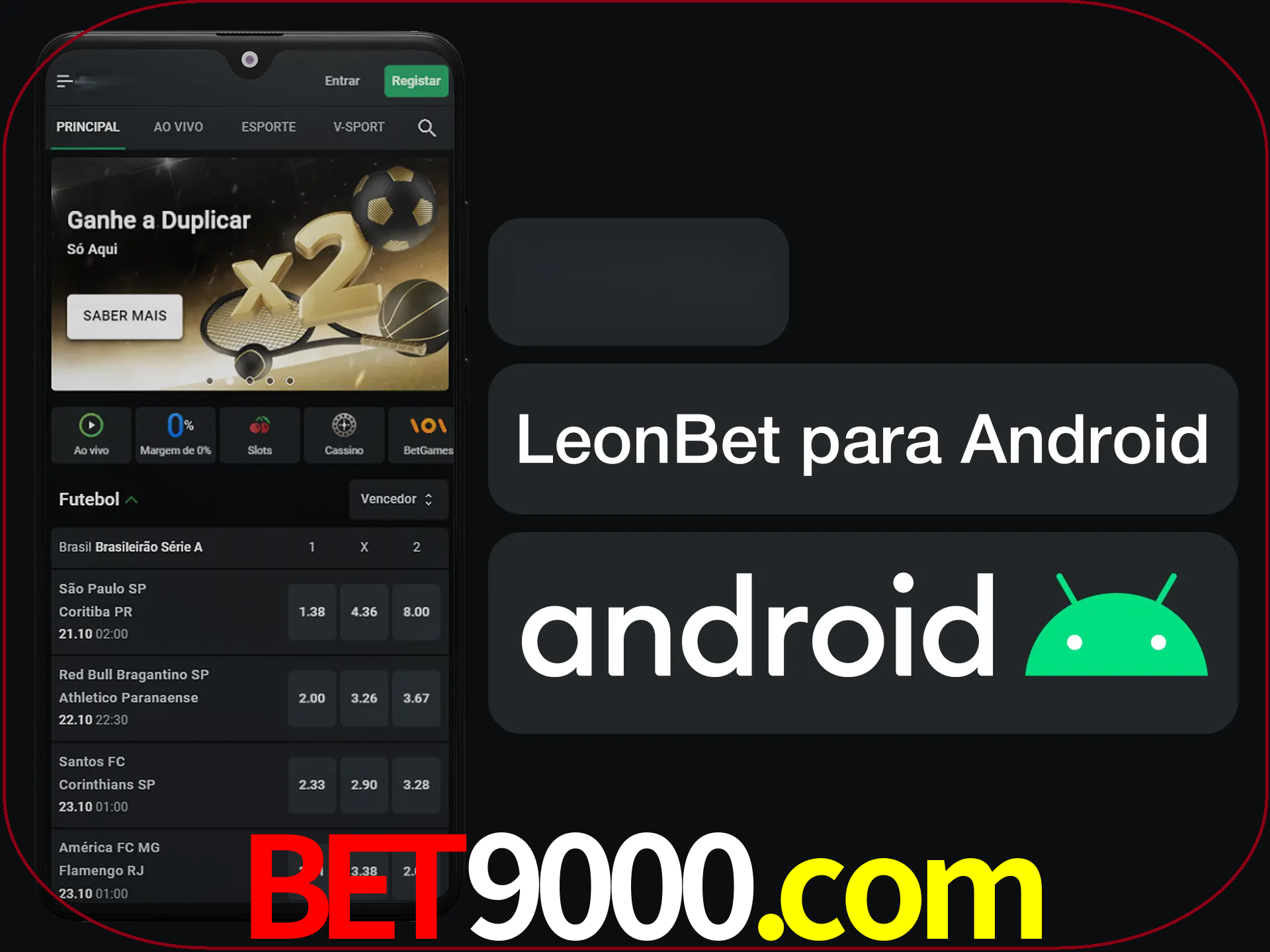 Adquira sua versão poket de LeonBet.